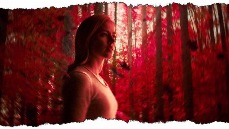 Cassie in the Red Forest in 12 Monkeys