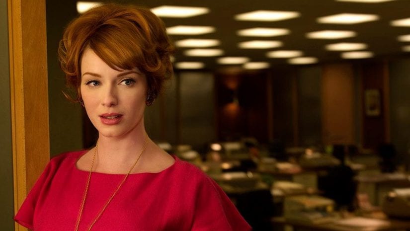 Joan  Holloway boss of the office girls in Mad Men