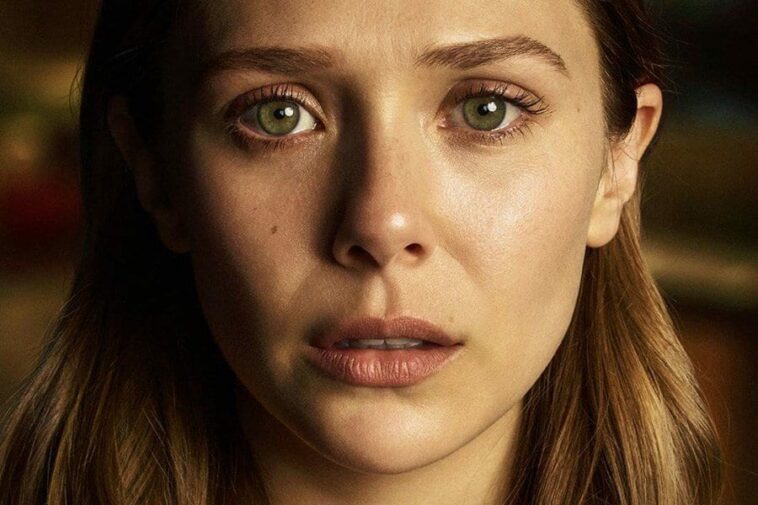 Olsen plays Leigh. Grief written all over her face