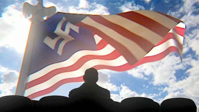 A Nazi American Flag