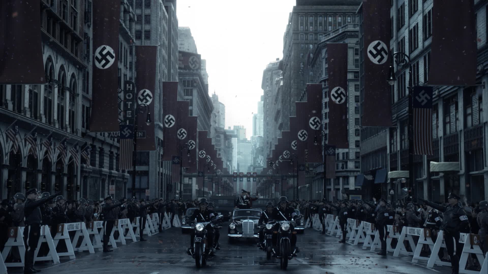 a Nazi Parade in Man in the High Castle
