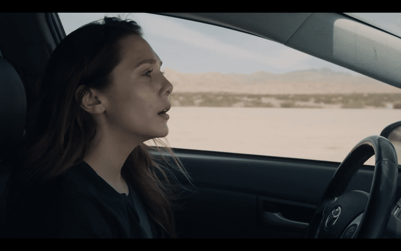Leigh drives to Palm Springs alone