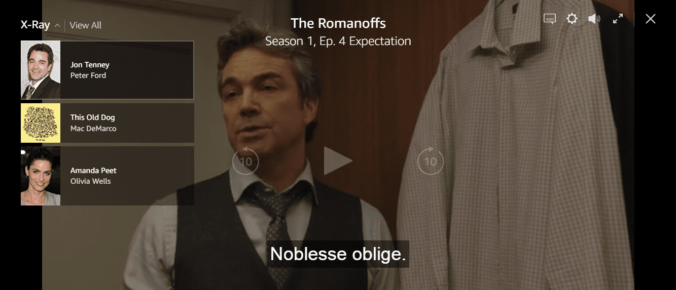 Eric or Peter Ford? Strange name discrepancies in The Romanoffs, 'Expectation'