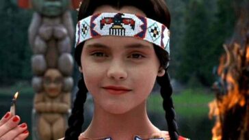 Christina Ricci is Wednesday Addams in The Addams Family Values