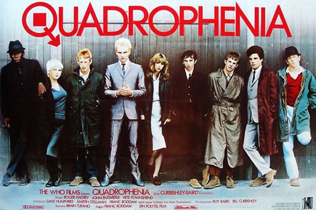 The cast of "Quadrophenia" posed for this poster shot.