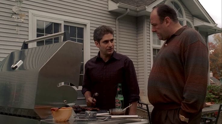 Tony and Christopher from HBO's The Sopranos