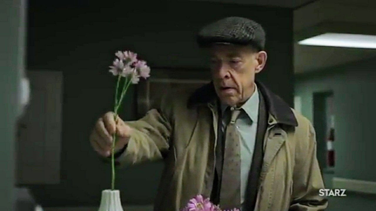 Counterpart - Howard drops off a flower at the nurses' station