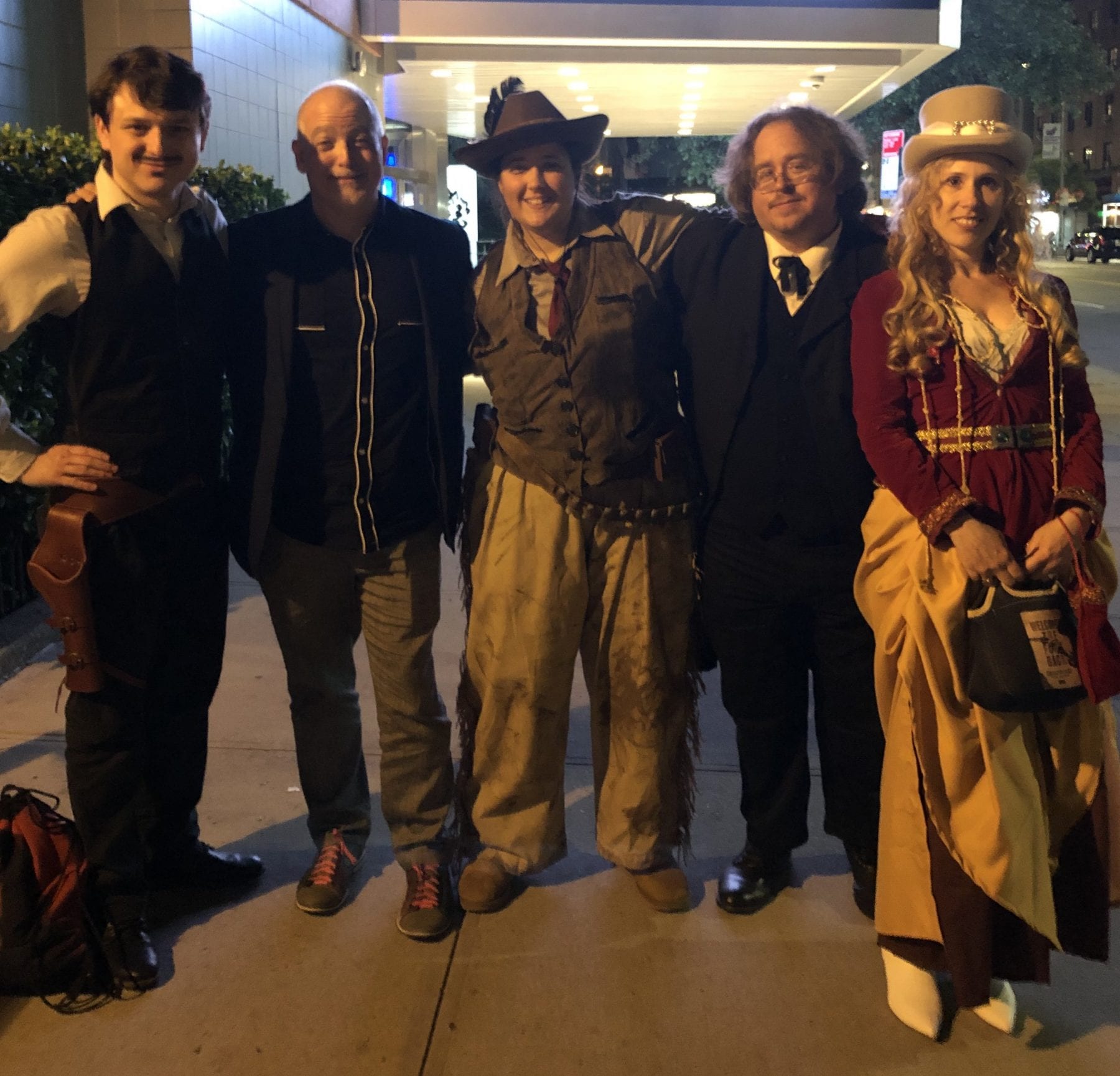 Matt Zoller Seitz, and some Deadwood cosplayers