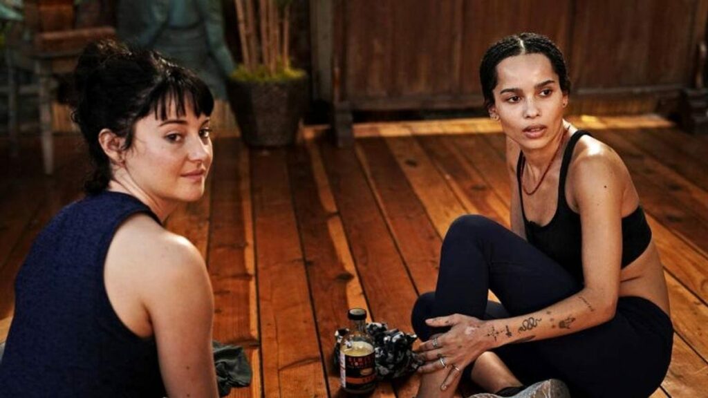 Shailene Woodley and Zoe Kravitz as Jane and Bonnie in season two of Big Little Lies
