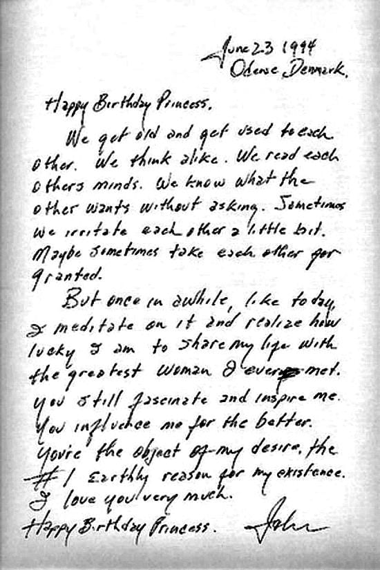 Johnny Cash's love letter to June Carter on her 65th birthday is one of the most romantic things you'll ever read. This is in his own handwriting.