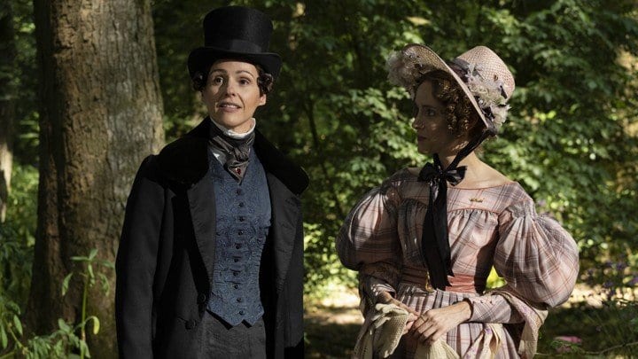 Anne Lister (Suranne Jones) courting Ann Walker (Sophie Rundle) in HBO's Gentleman Jack. 