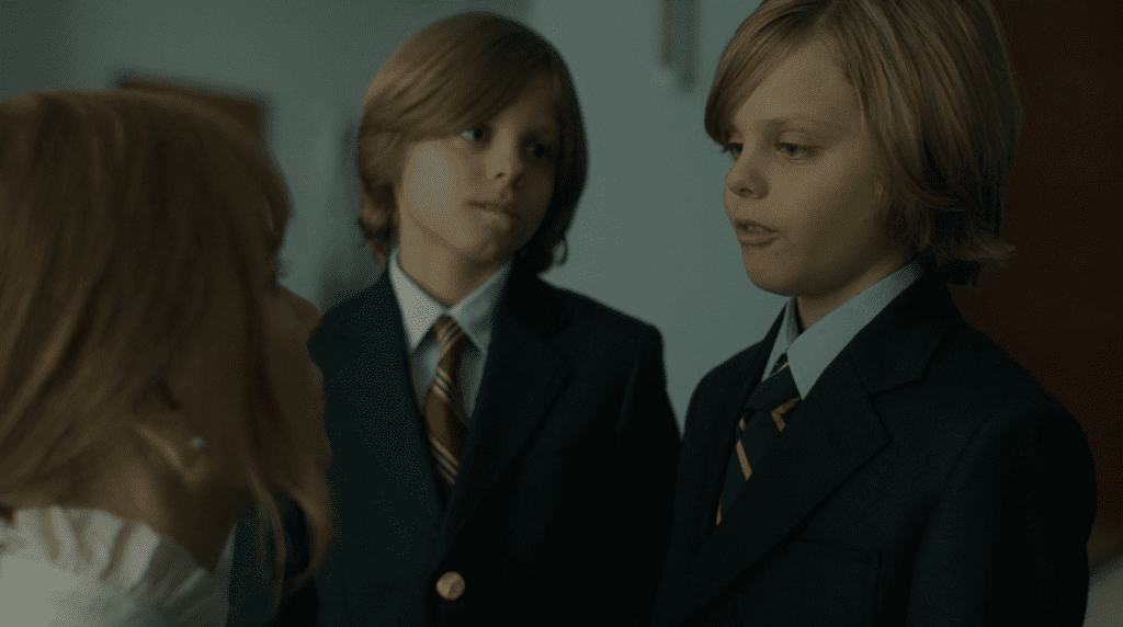 Nicole Kidman as Celeste with Max and Josh in HBO's Big Little Lies finale