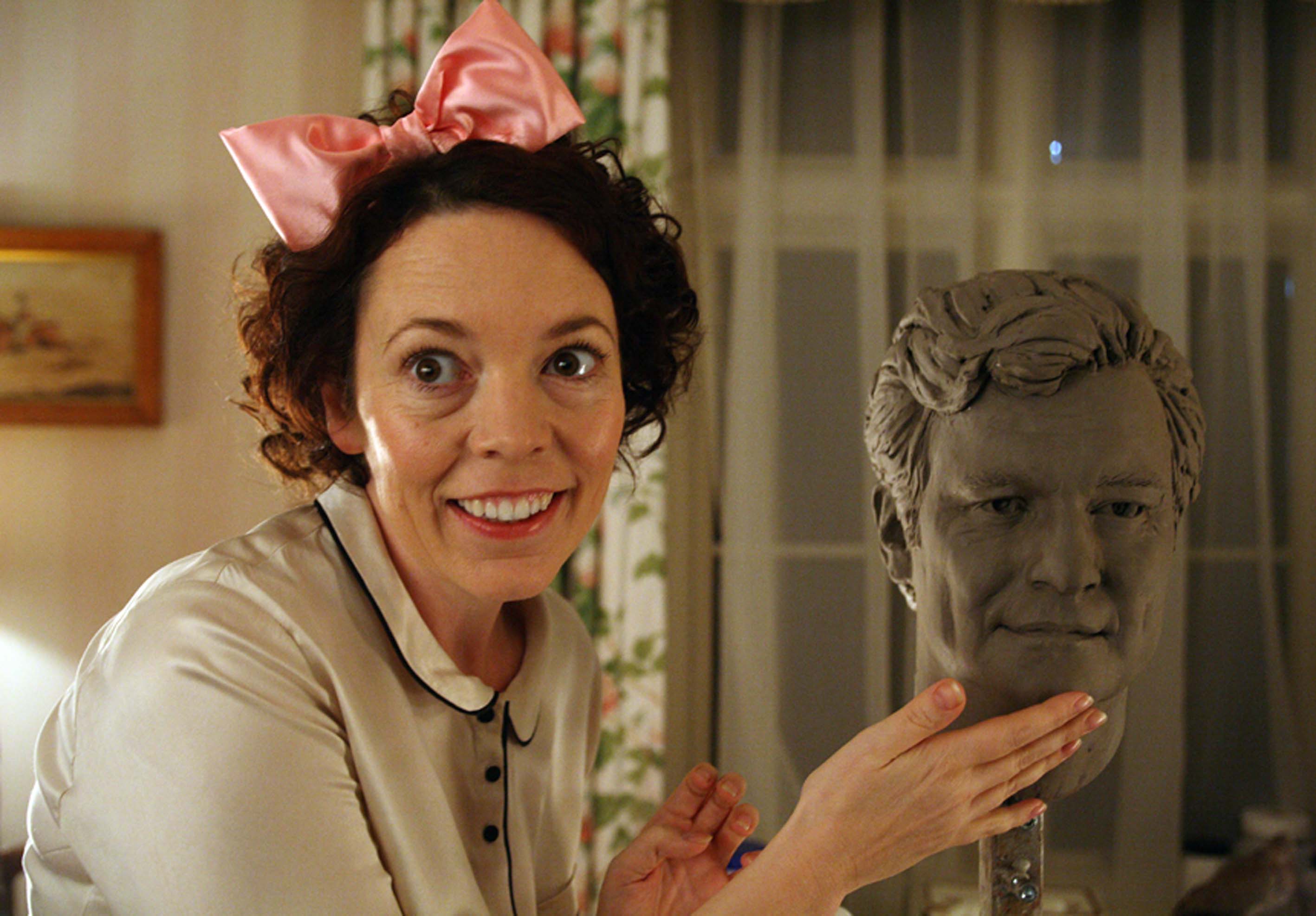 Olivia Colman as Joan Cauldwell in the one-off comedy special Bad Sugar