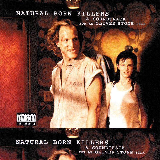 The Natural Born Killers soundtrack has an image of Mickey and Mallary smiling after they'd caused some trouble.