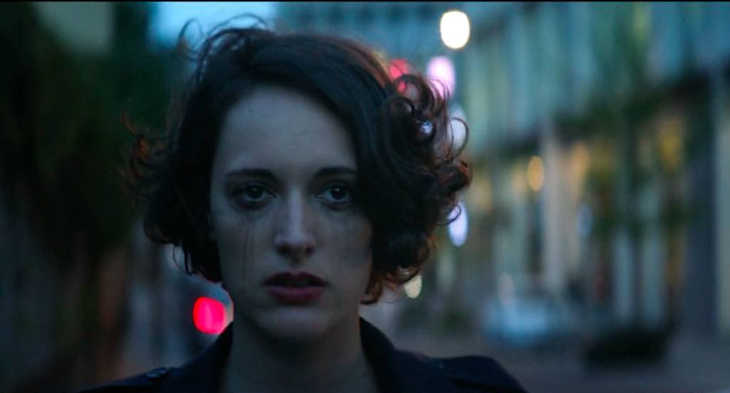 Fleabag walks the streets of London crying