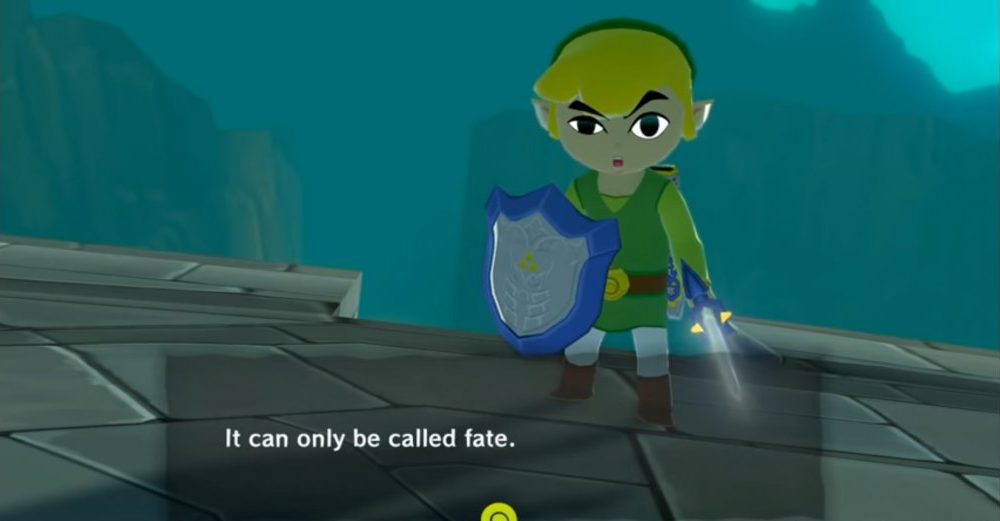 Link wields the Master Sword