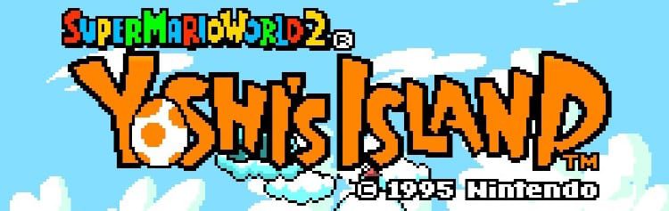 Super Mario World 2: Yoshi's Island title logo