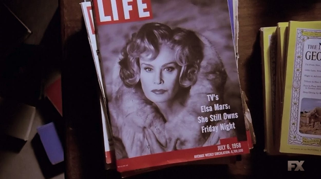 Life Magazine, with Elsa on the cover - "TV's Elsa Mars, she still owns Friday Night"