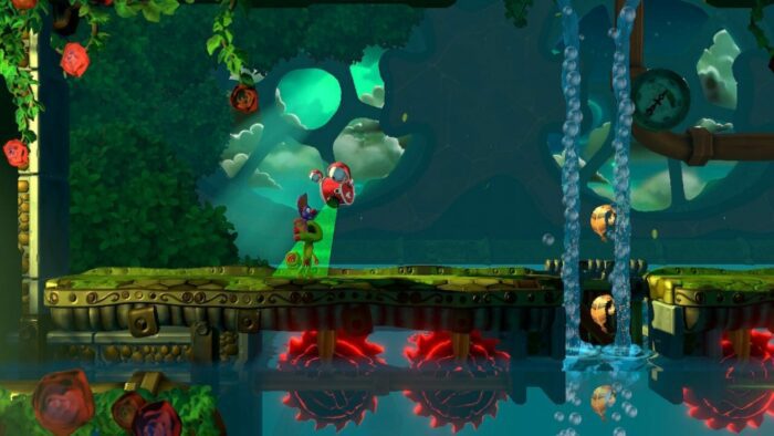 Yooka and Laylee platform their way through lush and colorful worlds.