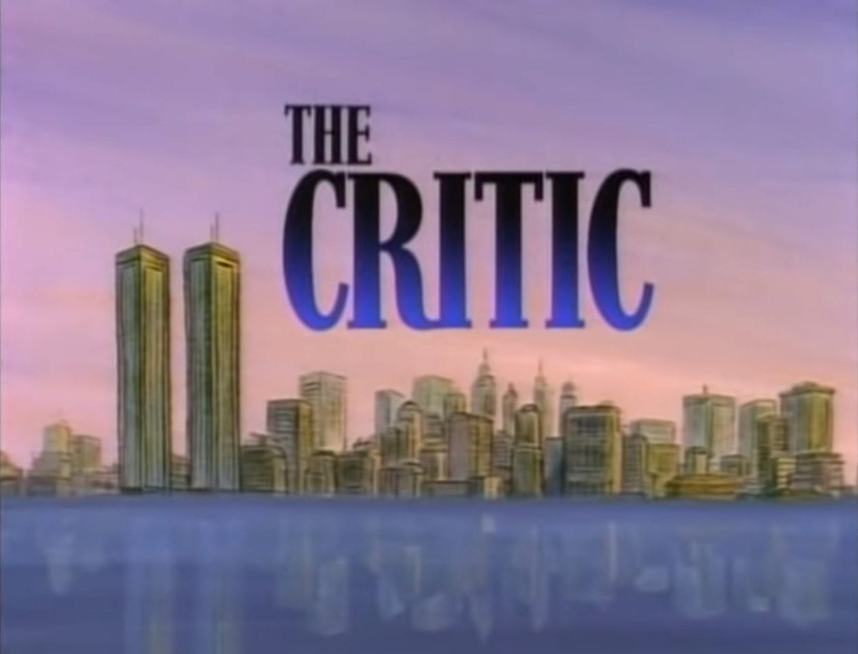 The opening card for The Critic
