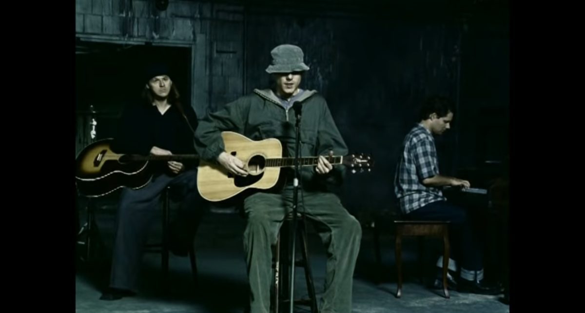 A still from the downbeat final single from New Radicals "Someday We'll Know"