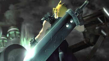 Cloud and a crazy large sword