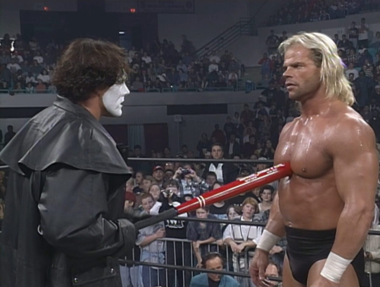 Sting confronts Luger