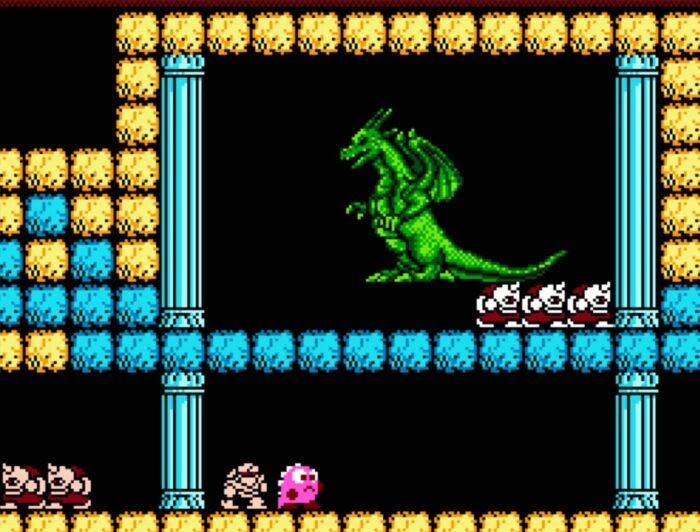 Keela the dragon is visible early in the game Legacy of the Wizard