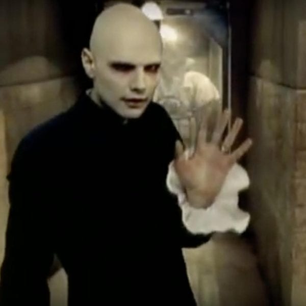 Billy Corgan in gothic dress