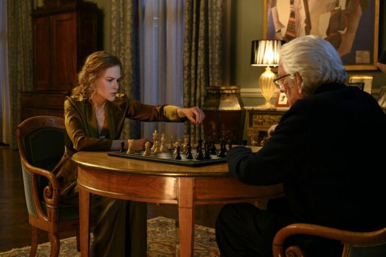 Franklin and Grace play chess