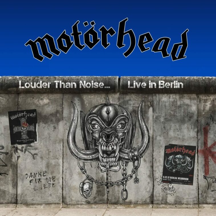 The album cover for the forthcoming Motorhead album, Louder Than Noise, shows the War Pag on the Berlin Wall