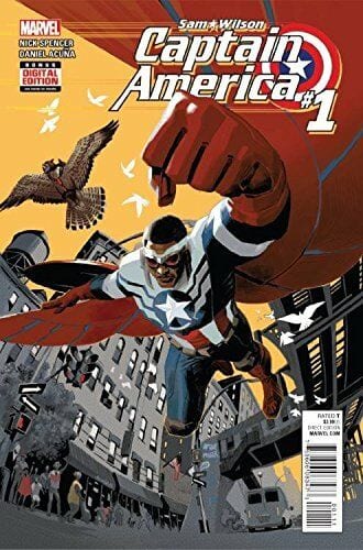 Comic Book Cover: Captain America Sam Wilson #1