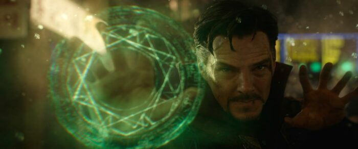 Doctor Strange uses the time stone