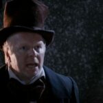 A man in a tall hat in Doctor Who Nightmare in Silver