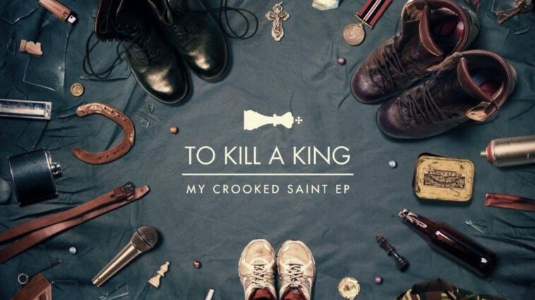 Shoes in a circle on the cover of To Kill a King My Crooked Saint EP