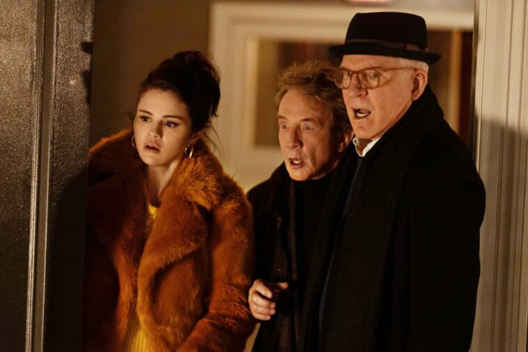 Steve Martin, Selena Gomez and Martin Short look stunned in Only Murders in the Building