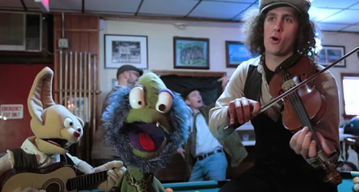 Vaudeville Pictures' puppets in a music video for Finnegan's Wake
