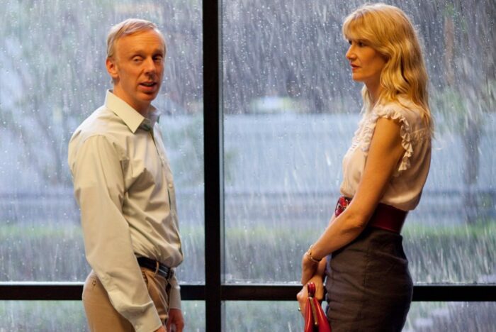 Laura Dern and Mike White talk in HBO's Enlightened