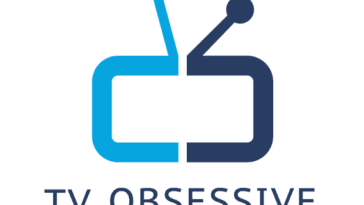 TV Obsessive logo, white