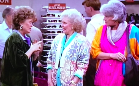 Blanche, Rose and Dorothy in the drugstore, have an intense conversation