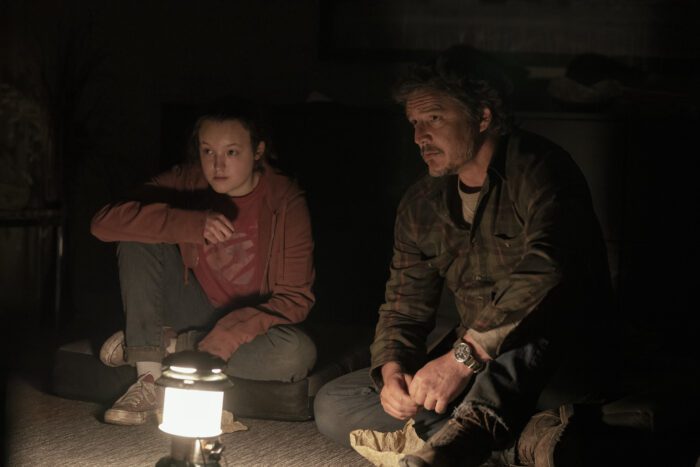 Ellie and Joel talk to Henry about a plan to escape
