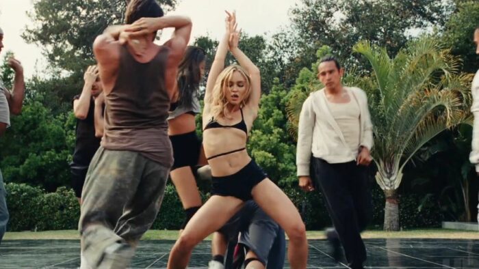 Lily-Rose Depp dances in The Idol.