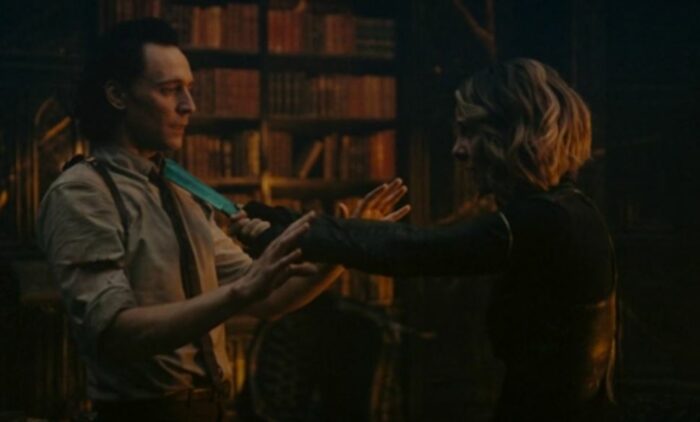 Loki tries to stop Sylvie from Killing He Who Remains