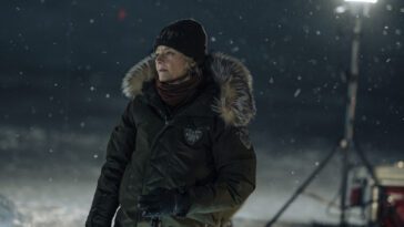 Danvers looks on in the snow in True Detective: Night Country Part 2